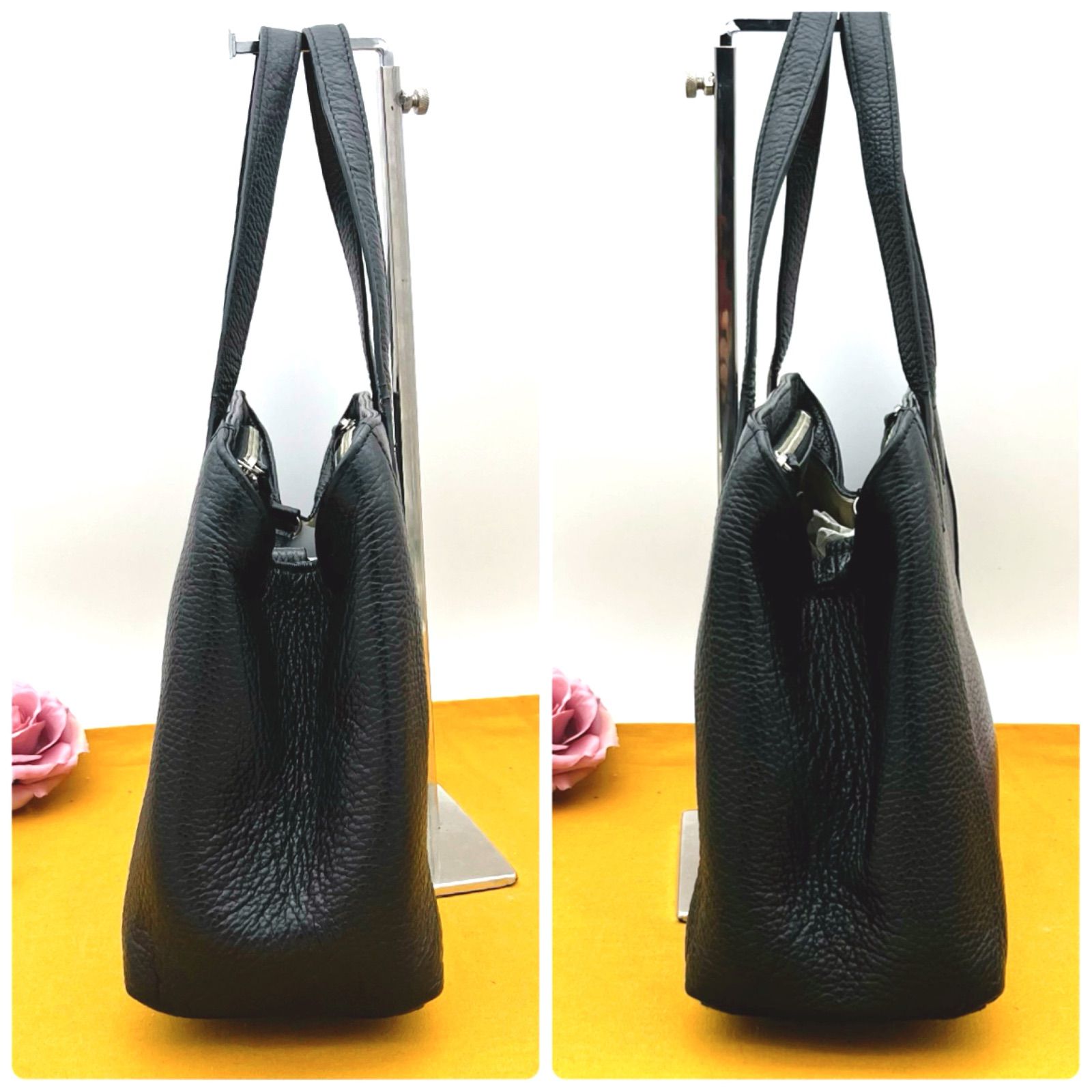 専用品WAKO 銀座和光 カーフレザー 黒 現行品 ハンドバッグ定価16万 専用品WAKO 銀座和光 カーフレザー 黒 現行品 ハンドバッグ 定価18万