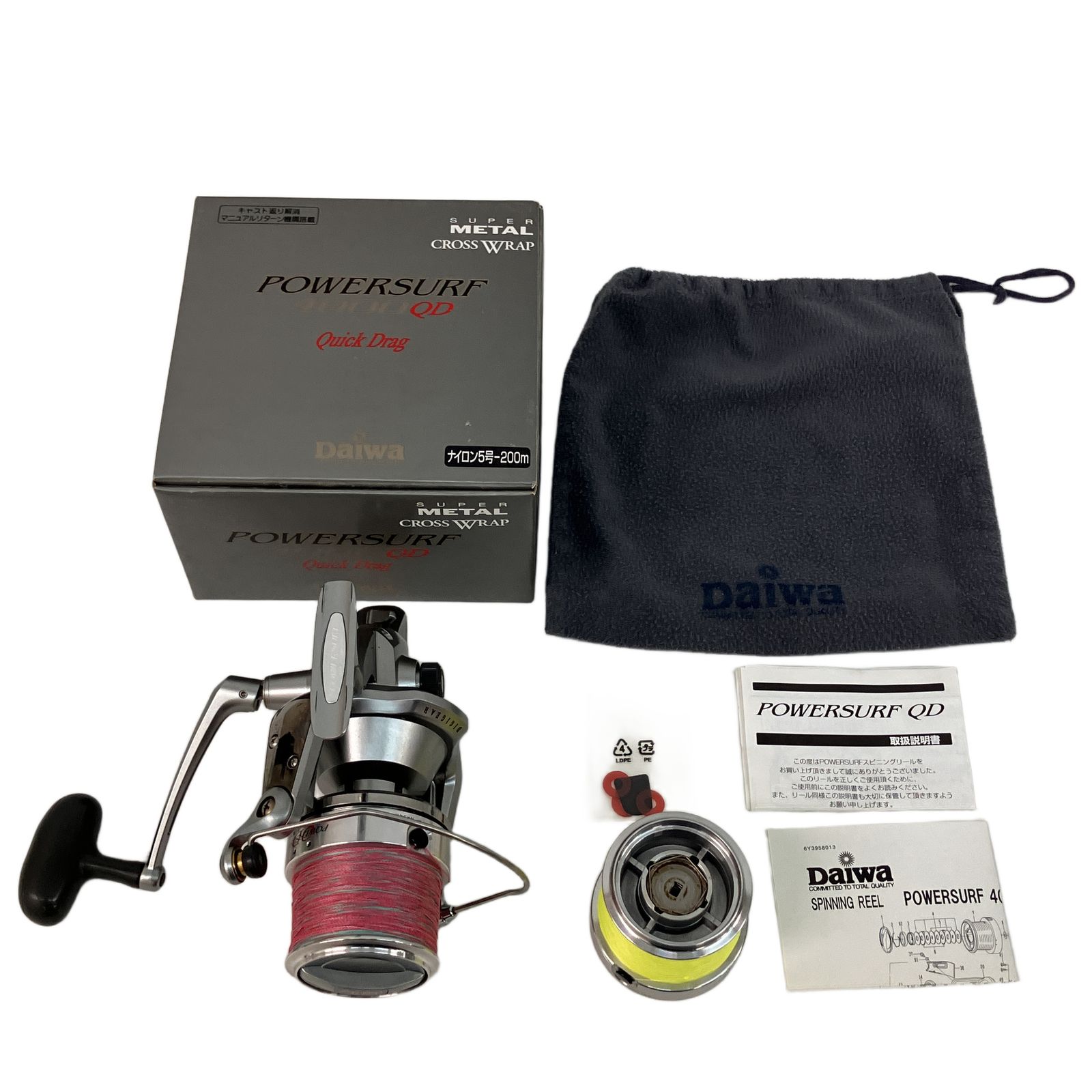 DAIWA PowerSurf QD 4000 スプールセット リール 釣具 中古 Z10722499