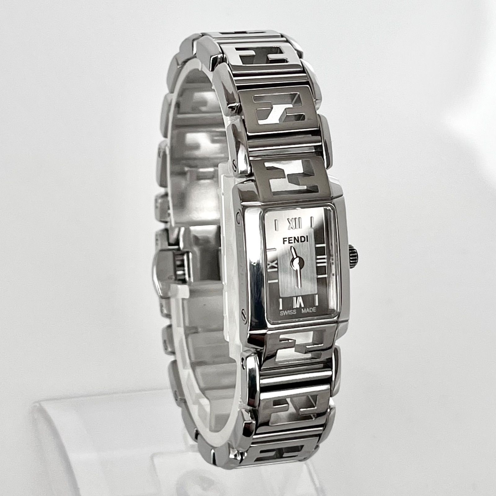 フェンディ 1200L レディース 腕時計 磨き済み 美品】FENDI 電池新品