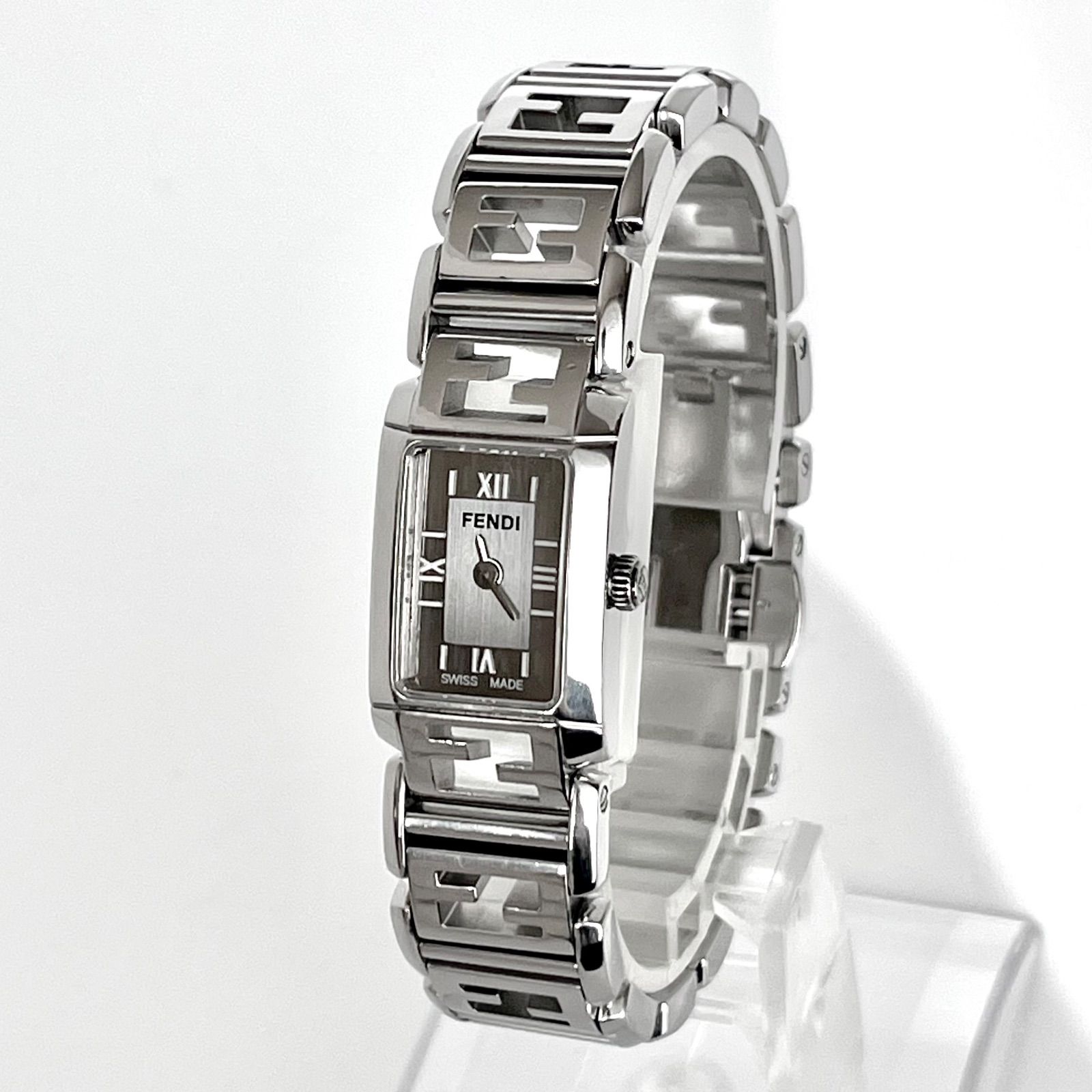 フェンディ 1200L レディース 腕時計 磨き済み 美品】FENDI 電池新品