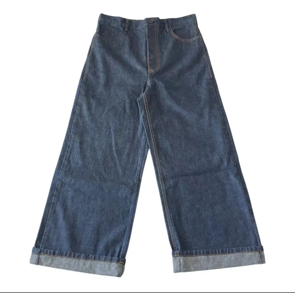 M マリアーノ magliano アシンメトリー スティッチ Indigo デニム ジーン パンツ