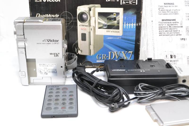 送料無料】Victor ビクター GR-DVX7 MiniDV デジタルビデオカメラ 動作