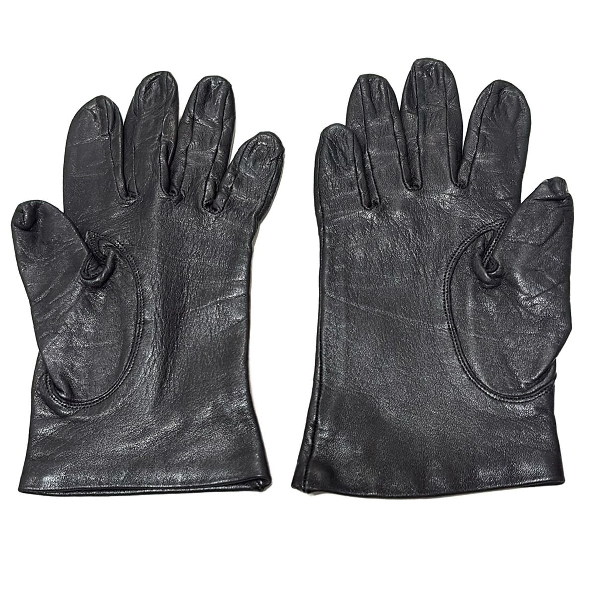 Chloe(クロエ) 手袋 レディース - 黒 レザー - メルカリ