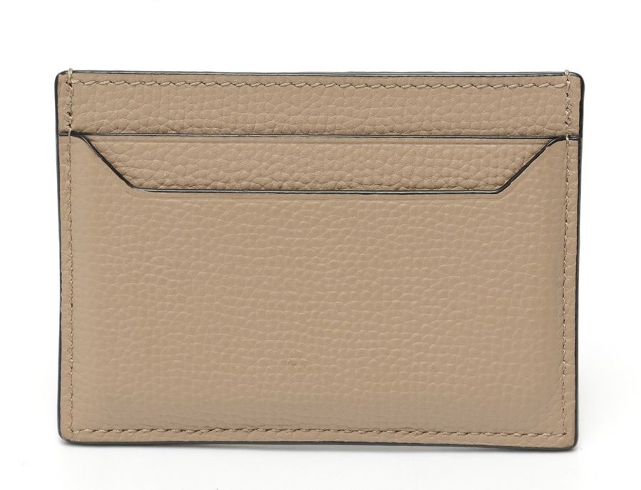 ロエベ LOEWE アナグラム プレーン カードホルダー ペブルグレインカーフ サンド ベージュ系 商品番号 S-159605