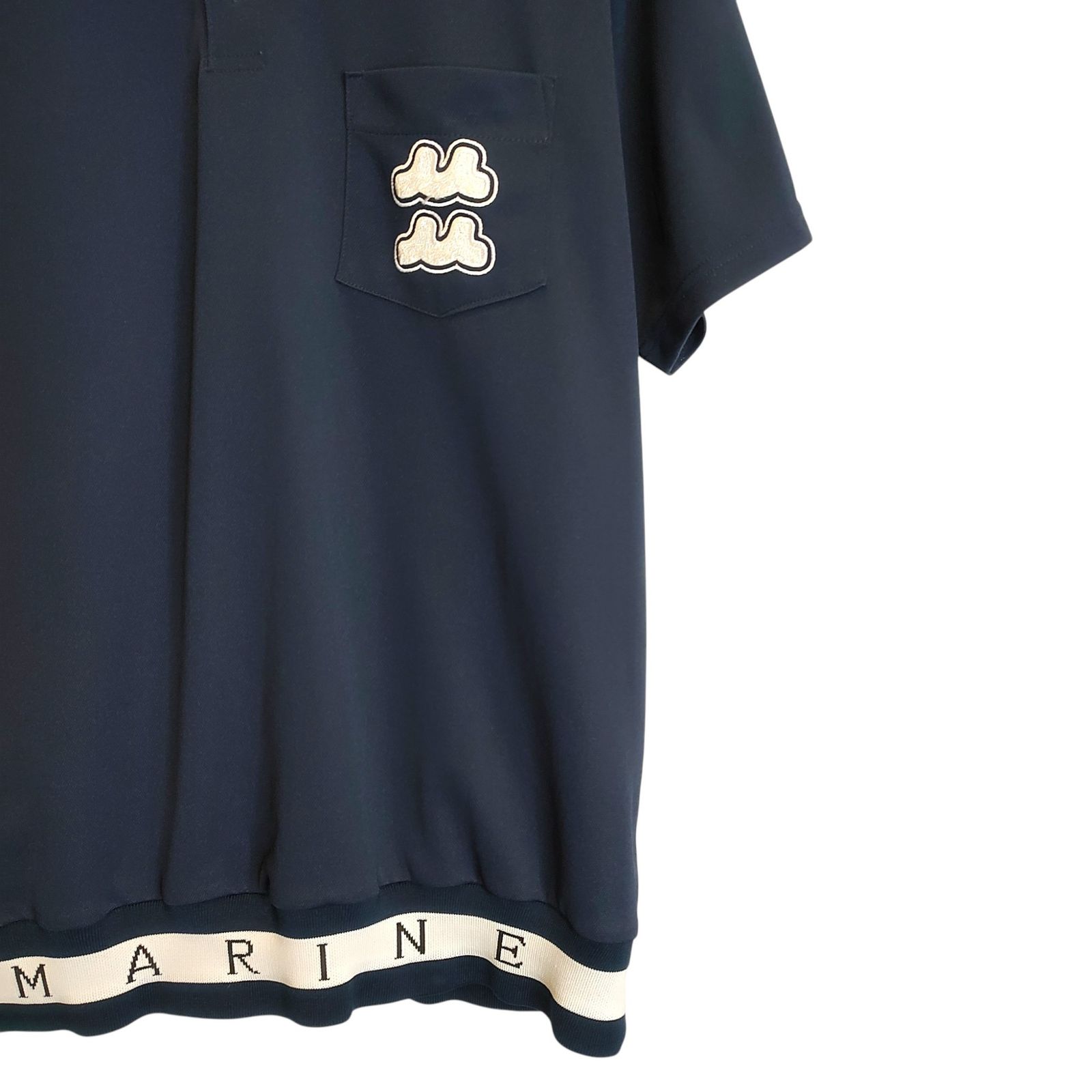 muta MARINE GOLF ムータ マリン ゴルフ TWIN WAVE ヘムリブ 半袖