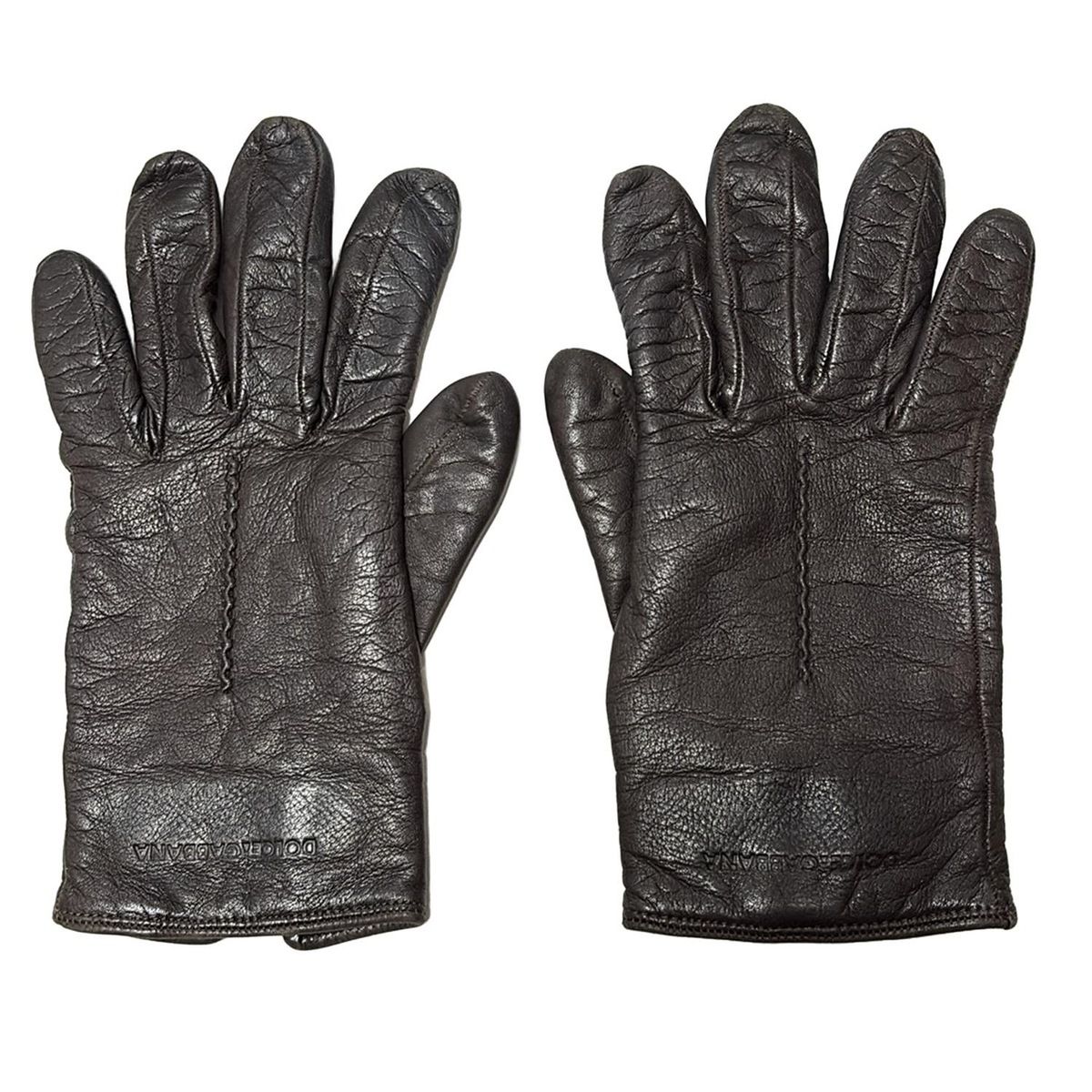 DOLCE-GABBANA ドルチェアンドガッバーナ 手袋 レディース - ダークブラウン ラムスキン