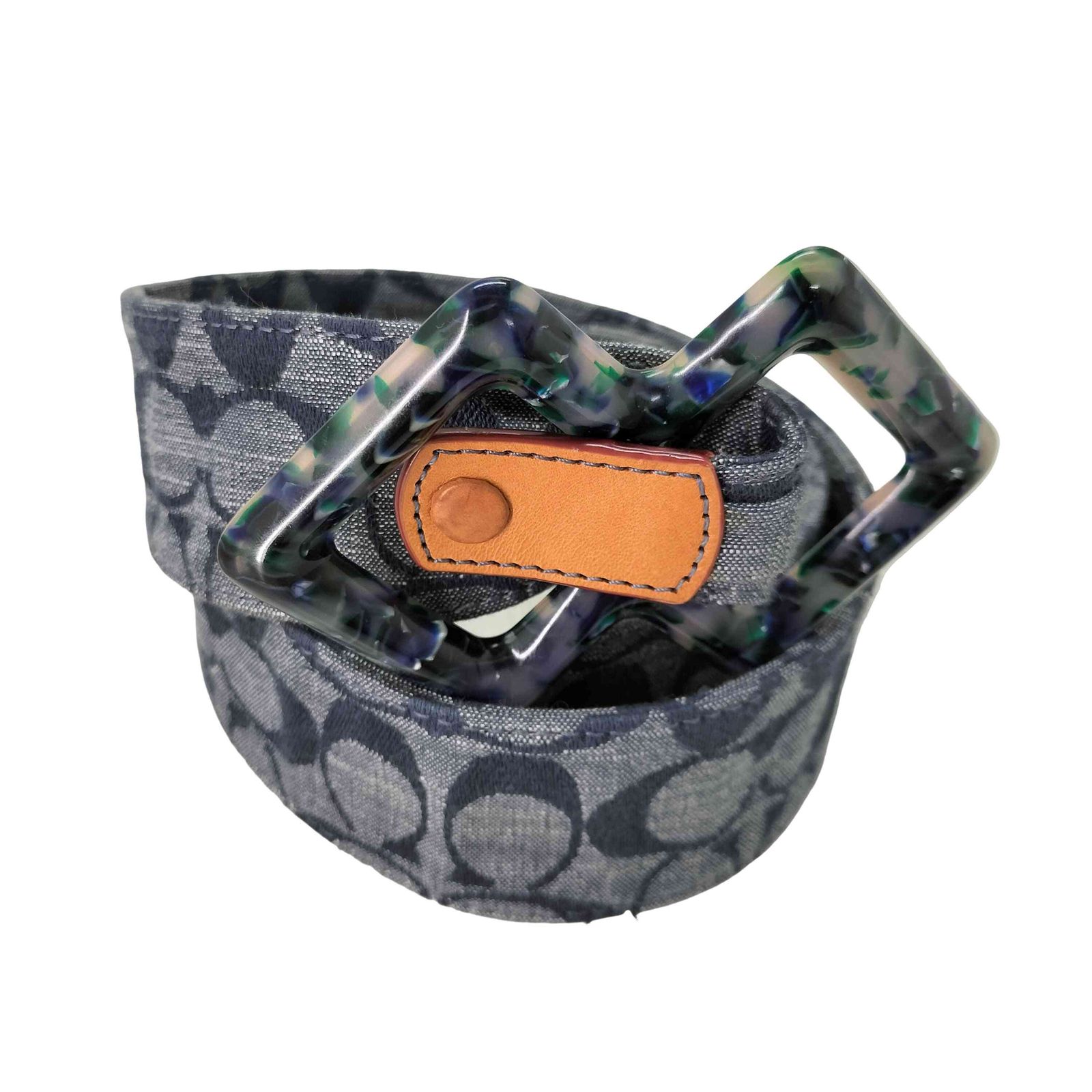 コーチ COACH diamond slider buckle belt メンズ 表記無 - メルカリ