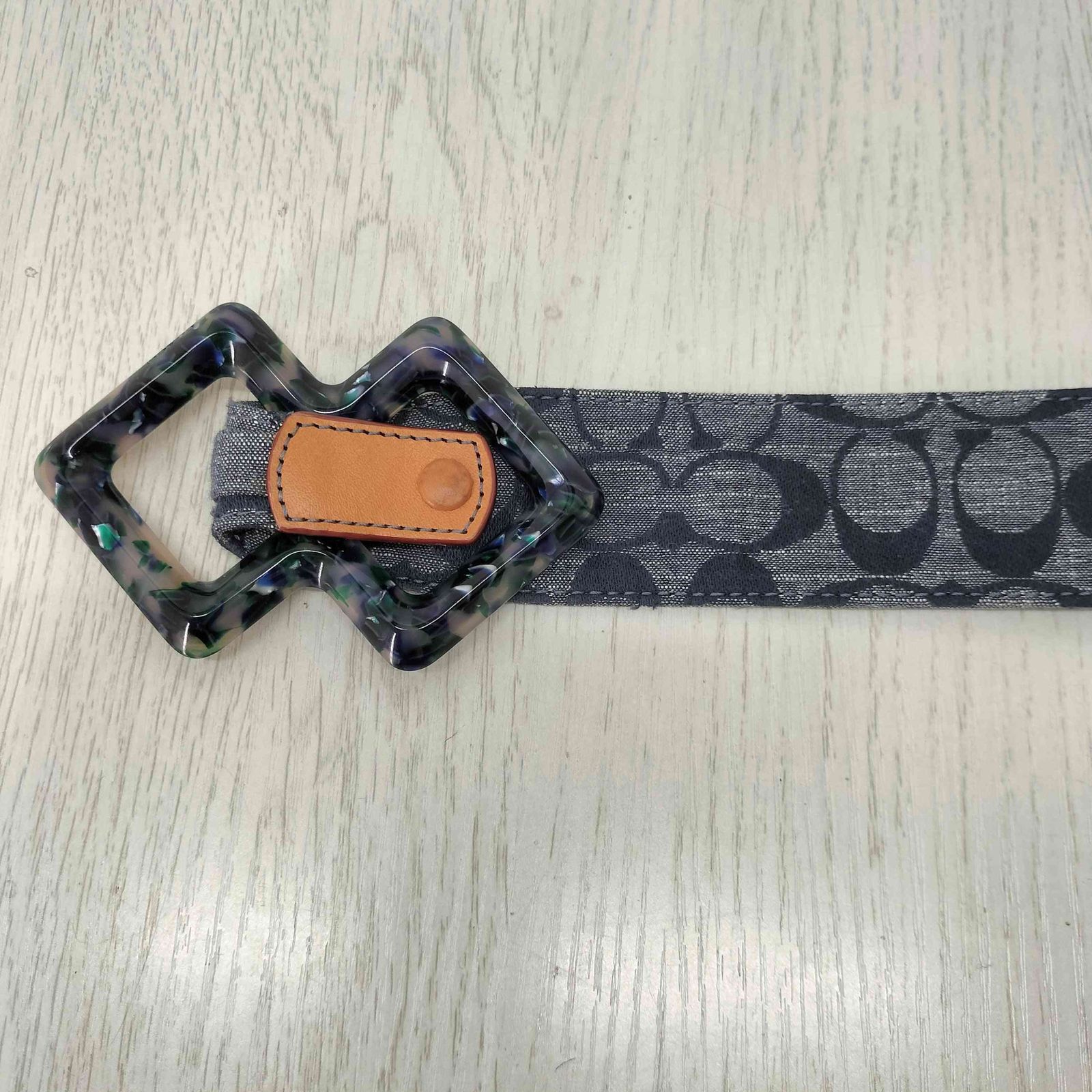コーチ COACH diamond slider buckle belt メンズ 表記無 - メルカリ
