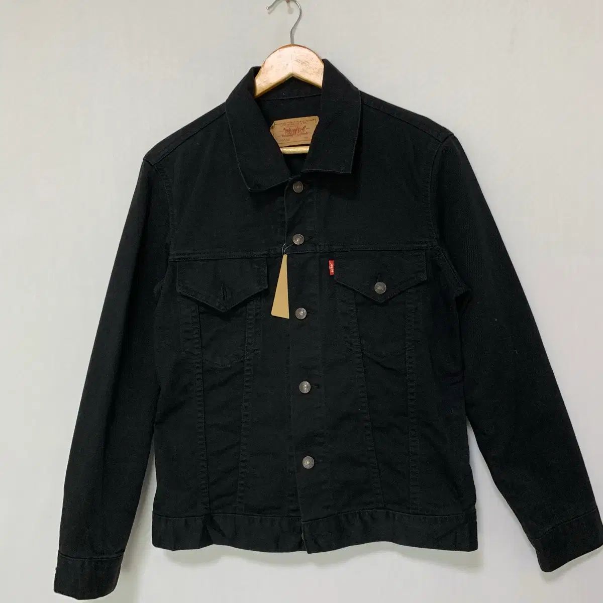 リーバイス ブラック デニム ジャケット 生デニム ヴィンテージ M