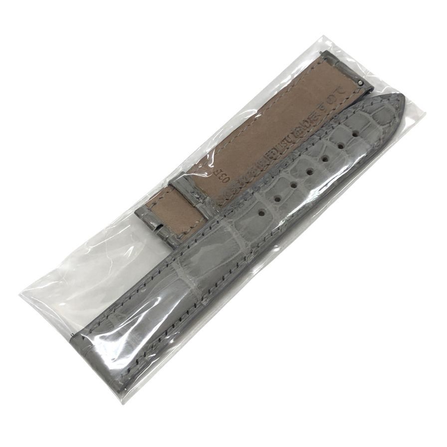 フランクミュラー ベルト 5850 クロコ メンズ グレー AFI 7