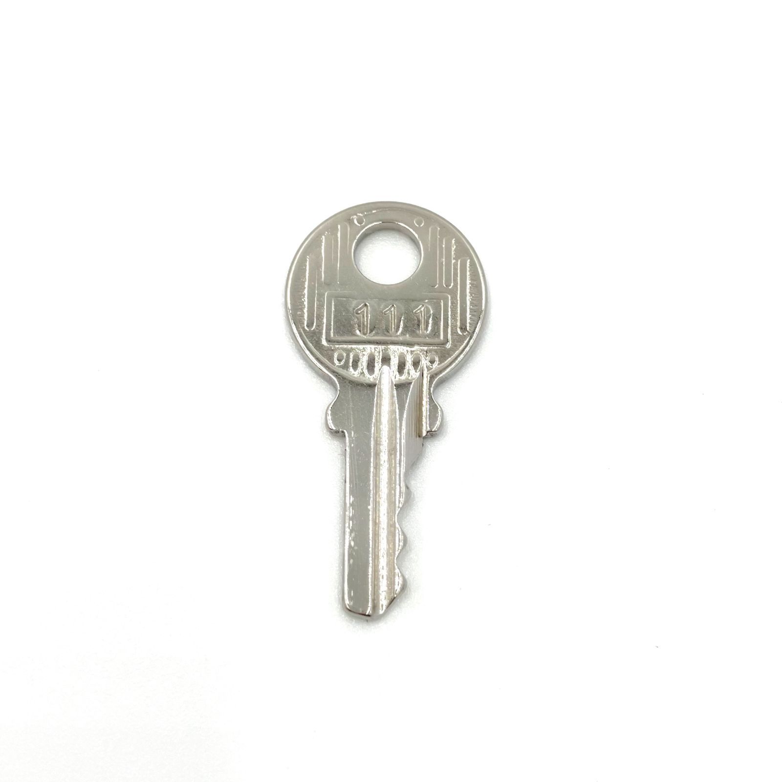 極美品 HERMES エルメス カデナ 111番 南京錠 鍵付き シルバー パッド