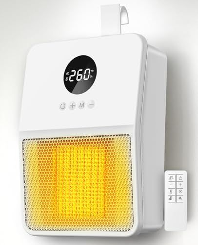 ヒーター 壁掛け 人感センサー付き セラミックヒーター ヒートショック対策 2秒速暖 3 way使用 暖房器具 大風量 電気ストーブ ファンヒーター 3段階調整 800 W 1200 ディスプレイ表示 切り忘れ防止 二重過熱保護 メ 272 ee 518