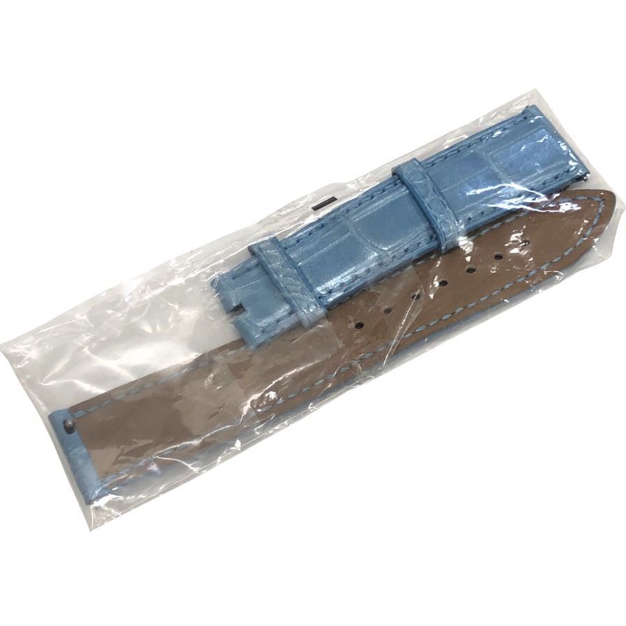 フランクミュラー ベルト 5850 クロコ メンズ 水色系 AFI 16