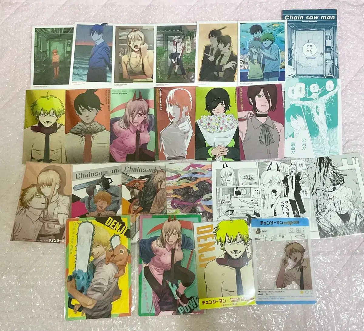 チェンソーマン　マキマさん　まとめ売り 23 章 まとめ売り チェンソーマン 特典 はがき まとめ 三井 寿 中国