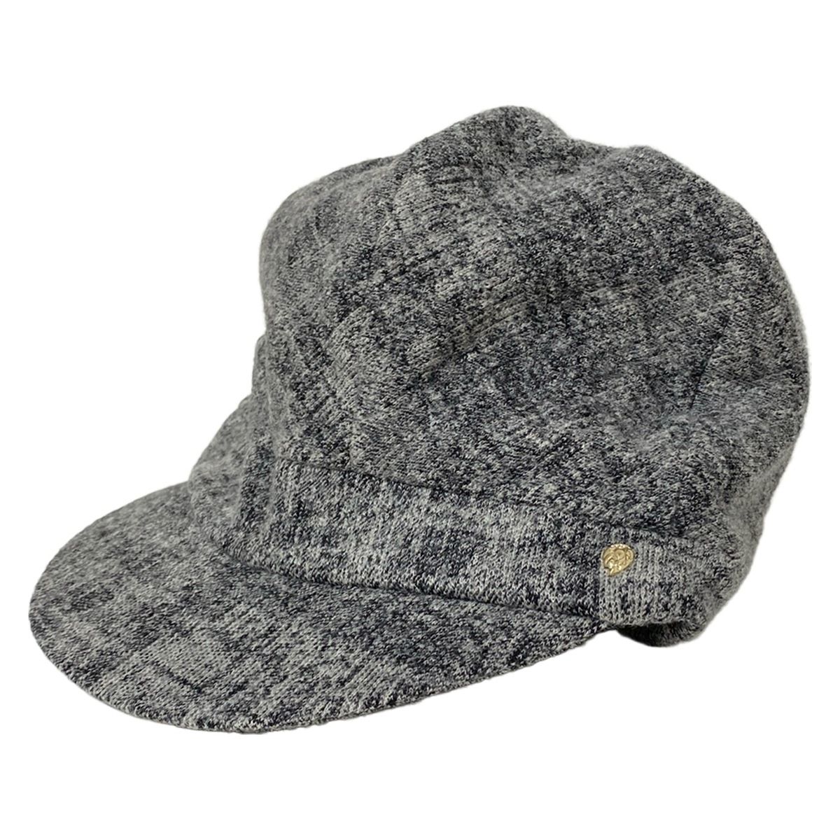HELEN KAMINSKI ヘレンカミンスキー 帽子 ONE SIZE - グレー×ダークグレー×黒 ハンチング ウール