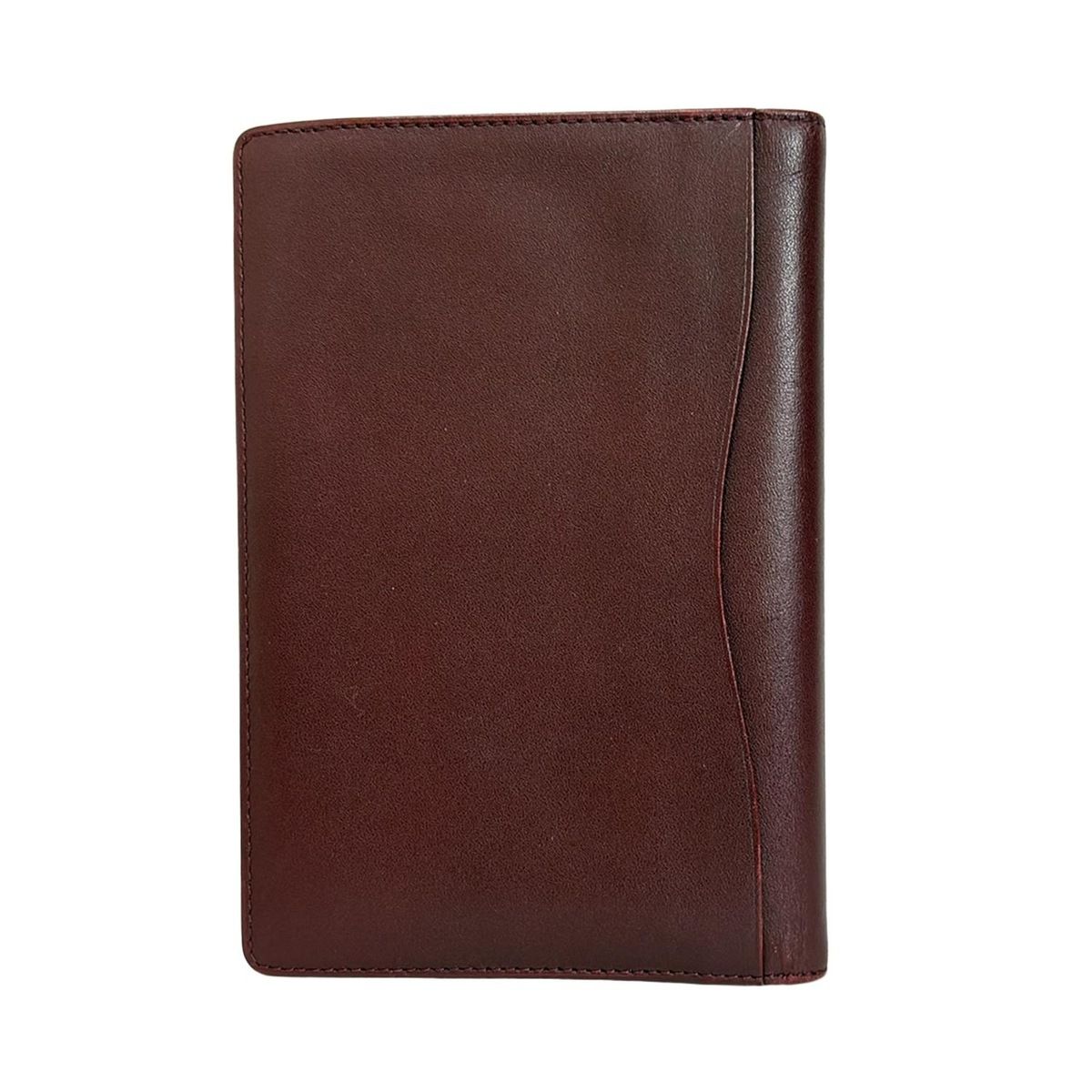 Cartier カルティエ 札入れ マストライン ボルドー×ゴールド カード パスポート収納可 レザー