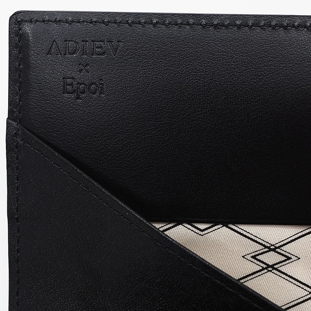 未使用品 ADIEV × Epoi レザーウォレット 長財布 ブラック エポイ