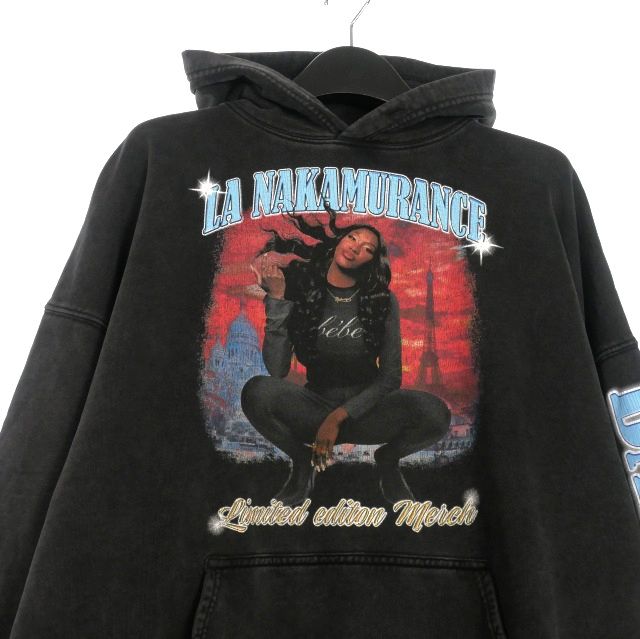 BALENCIAGA 22SS グラフィックパーカー バレンシアガ BALENCIAGA 22SS アヤナカムラ ヴィンテージ加工