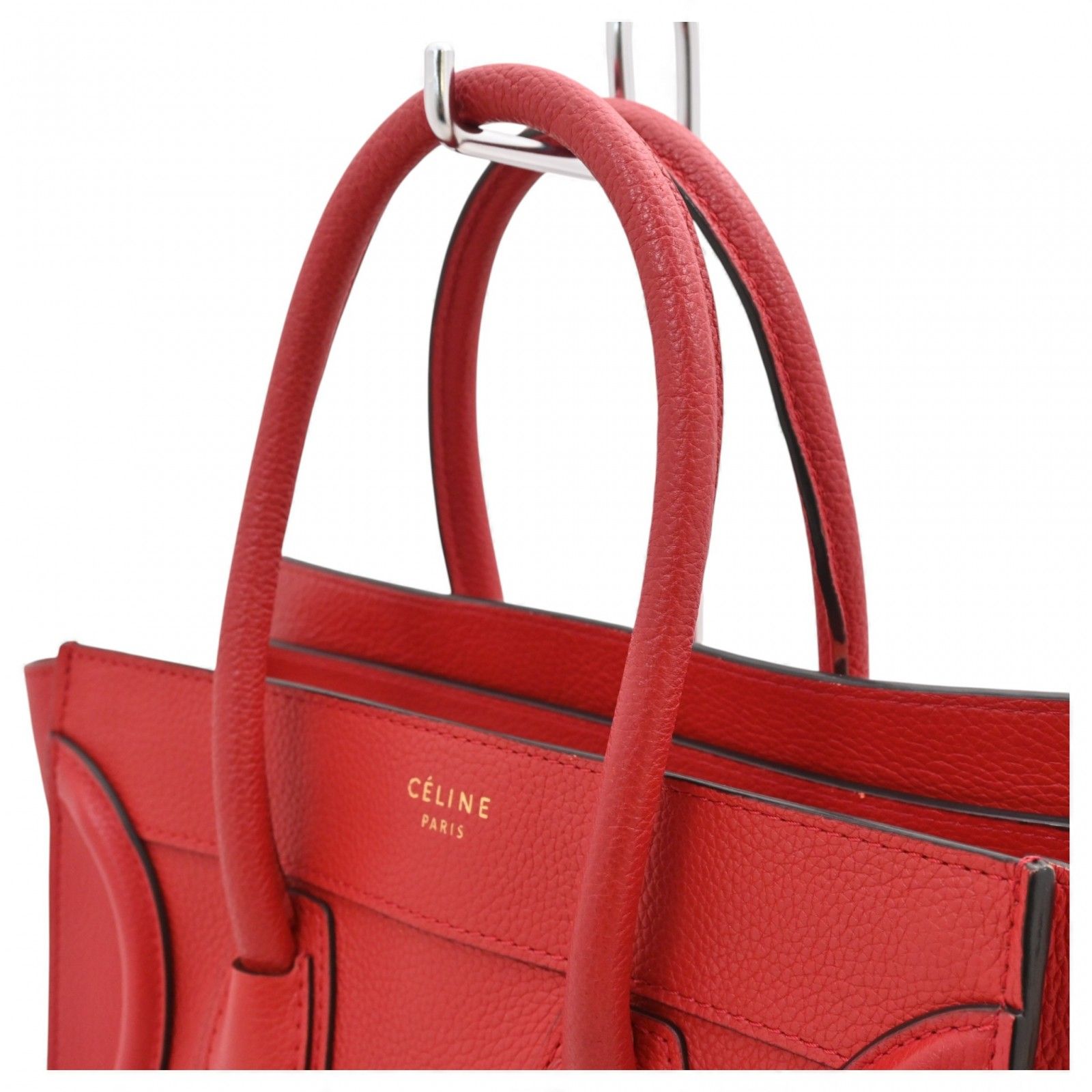 セリーヌ ラゲージ マイクロショッパー ハンドバッグ Aランク ce9954bb