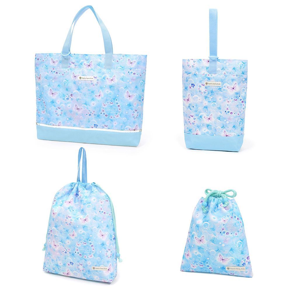 入園＊入学 レッスンバックセット♡ちょうちょ柄 カラフル可愛い