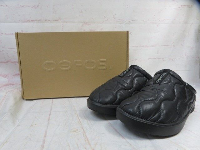 箱有 OOFOS ｳｰﾌｫｽ ｻﾝﾀﾞﾙ -80 ﾌﾞﾗｯｸ 29.0 cm