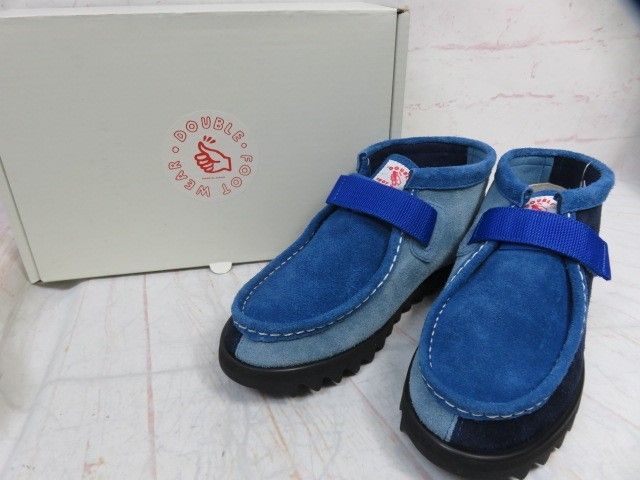 箱有 Double foot wear ﾀﾞﾌﾞﾙﾌｯﾄｳｪｱ ﾌﾞｰﾂ ﾜﾗﾋﾞｰ TM 81 AJ 709 12 ﾌﾞﾙｰ系 25 5 cm