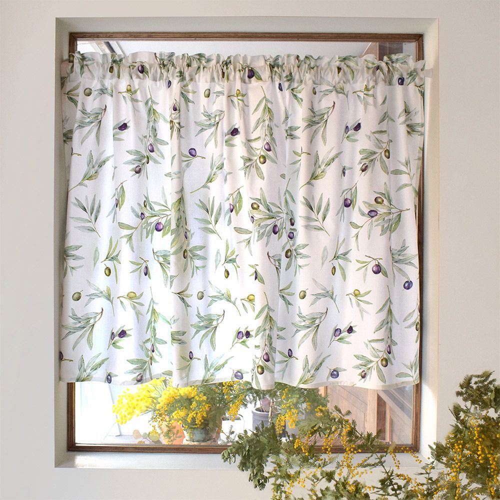 COLORFUL CANDY STYLE 新品 アウトレット カフェカーテン 綿100% (72cm