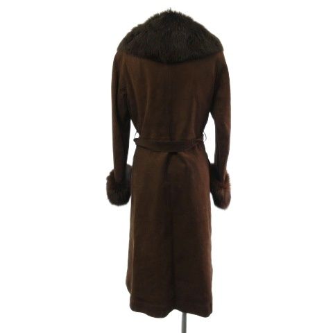  ナカムラファー nakamura fur ファーコート ロング ブラウン 茶 その他 ジャケット アウター