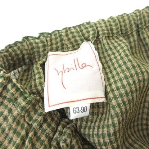 ロングスカート チェック