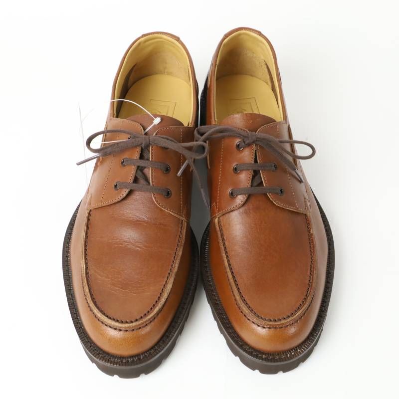 三陽山長 悠三 YUZO 本革 デッキシューズ SANYO YAMACHO 革靴 レザーシューズ カジュアル 三陽商会 牛革 26.5 333