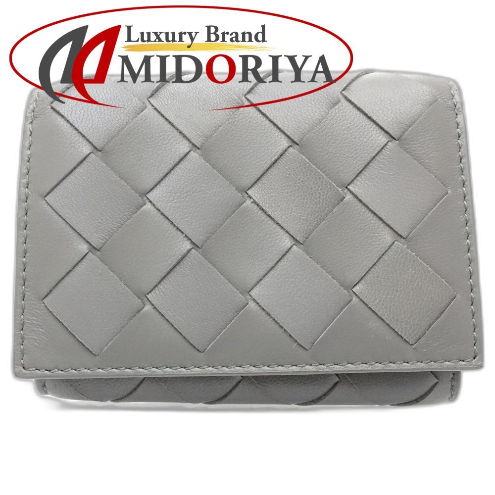 中古】BOTTEGAVENETA ボッテガヴェネタ 三つ折り財布 イントレチャート