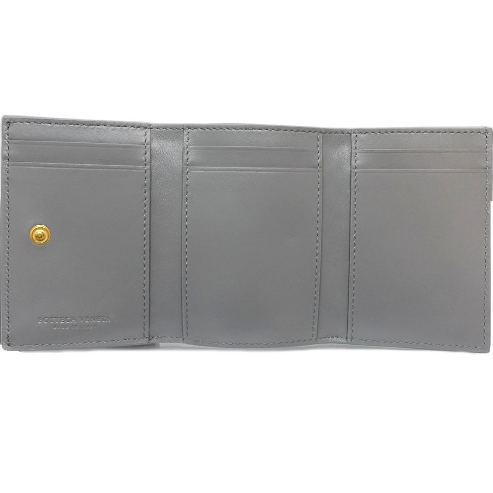 中古】BOTTEGAVENETA ボッテガヴェネタ 三つ折り財布 イントレチャート