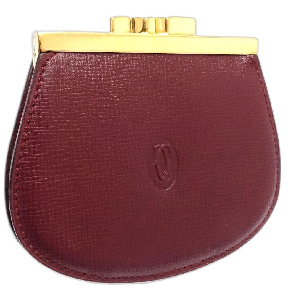 中古】CARTIER カルティエ コインケース がま口 マストライン 小銭入れ