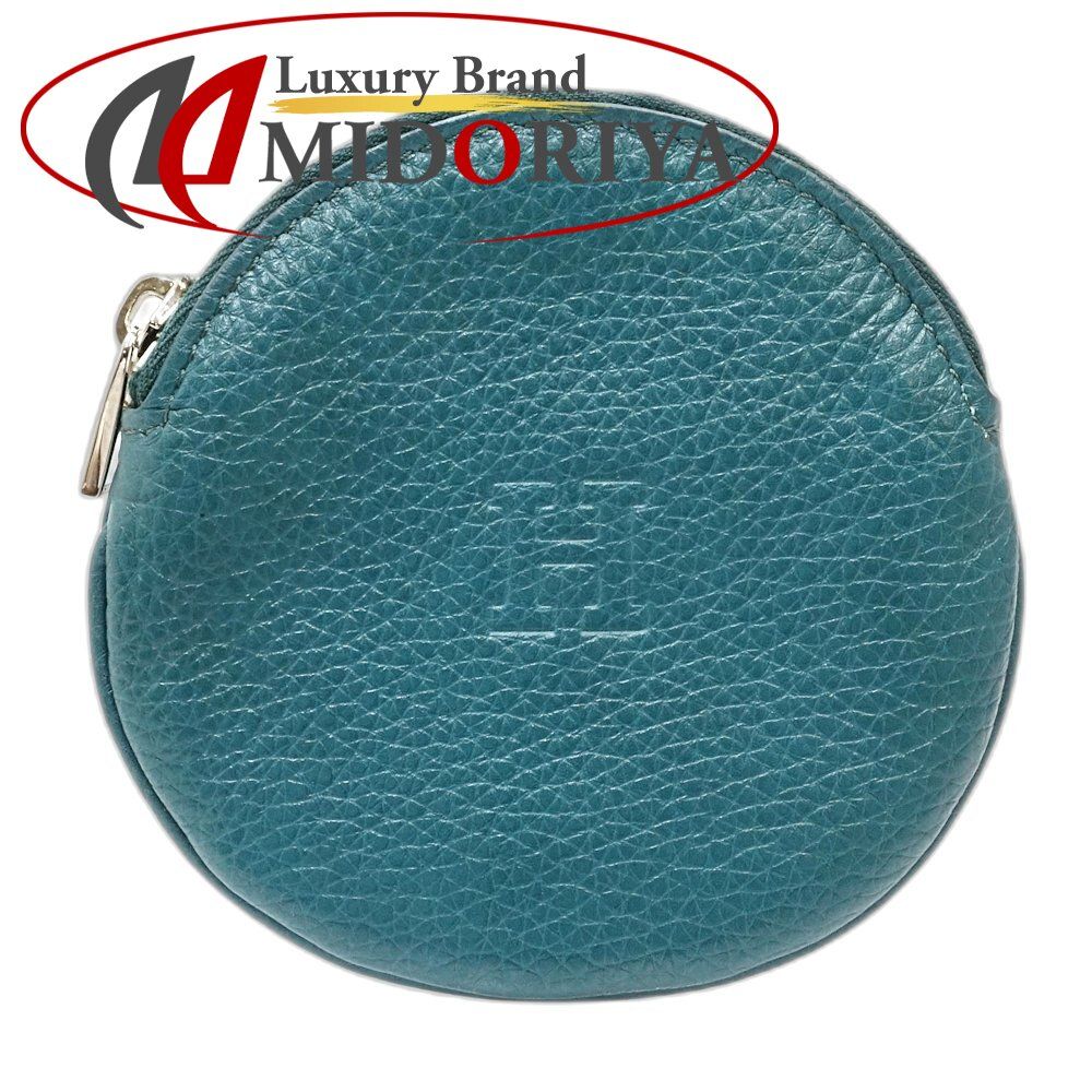 HIROFU ヒロフ コインケース 小銭入れ レザー グリーン レディース 181766