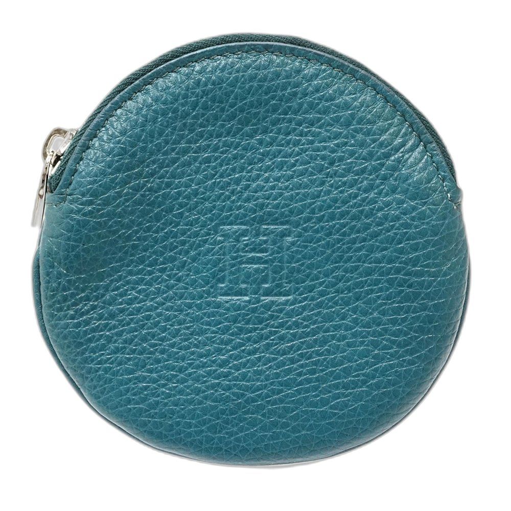 HIROFU ヒロフ コインケース 小銭入れ レザー グリーン レディース 181766