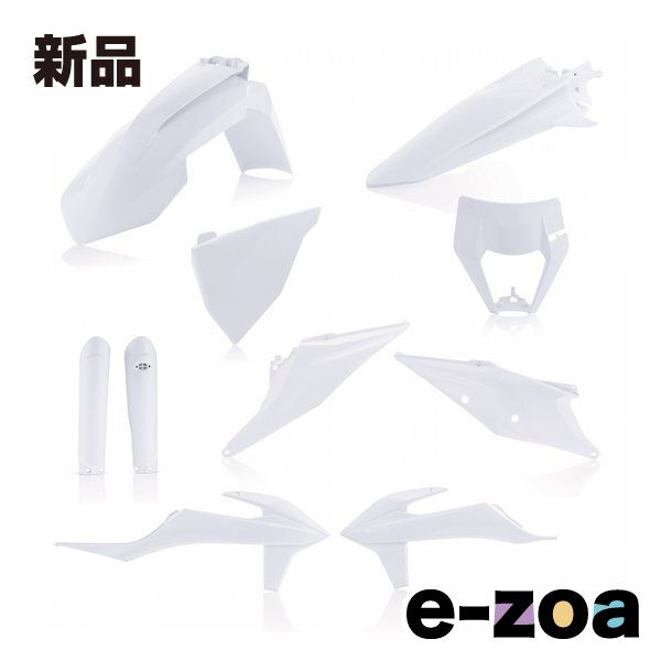 ACERBIS アチェルビス PLASTICフルキット EXC F 20 23 WH AC 24054 2644958