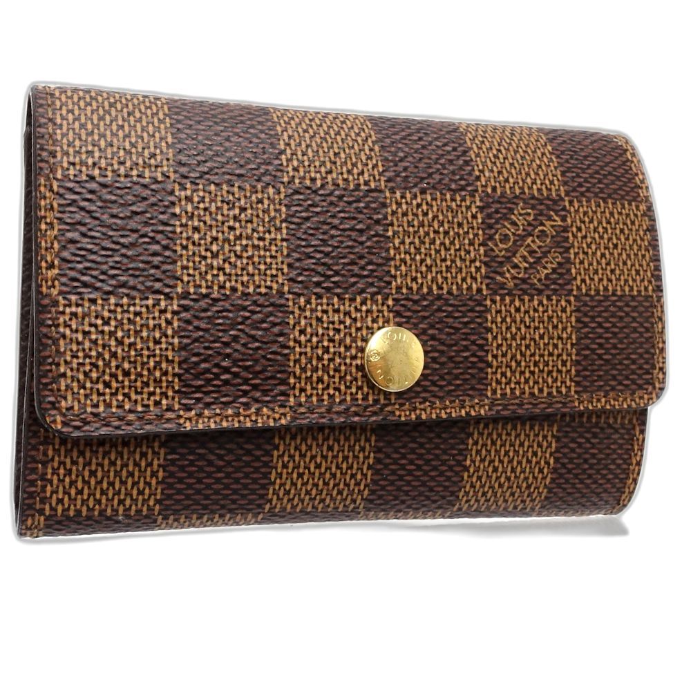 LOUIS VUITTON ルイヴィトン ダミエ キーケース ミュルティクレ6 N 62630 エベヌ レディース 181775
