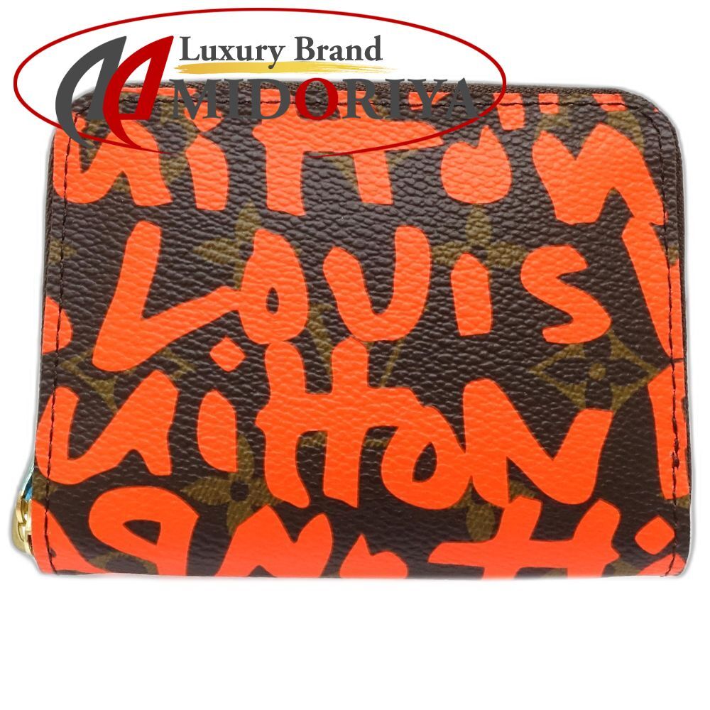 LOUIS VUITTON ルイヴィトン コインケース M 93708 ジッピーコインパース モノグラム グラフィティ ブラウン オランジュ レディース 181780