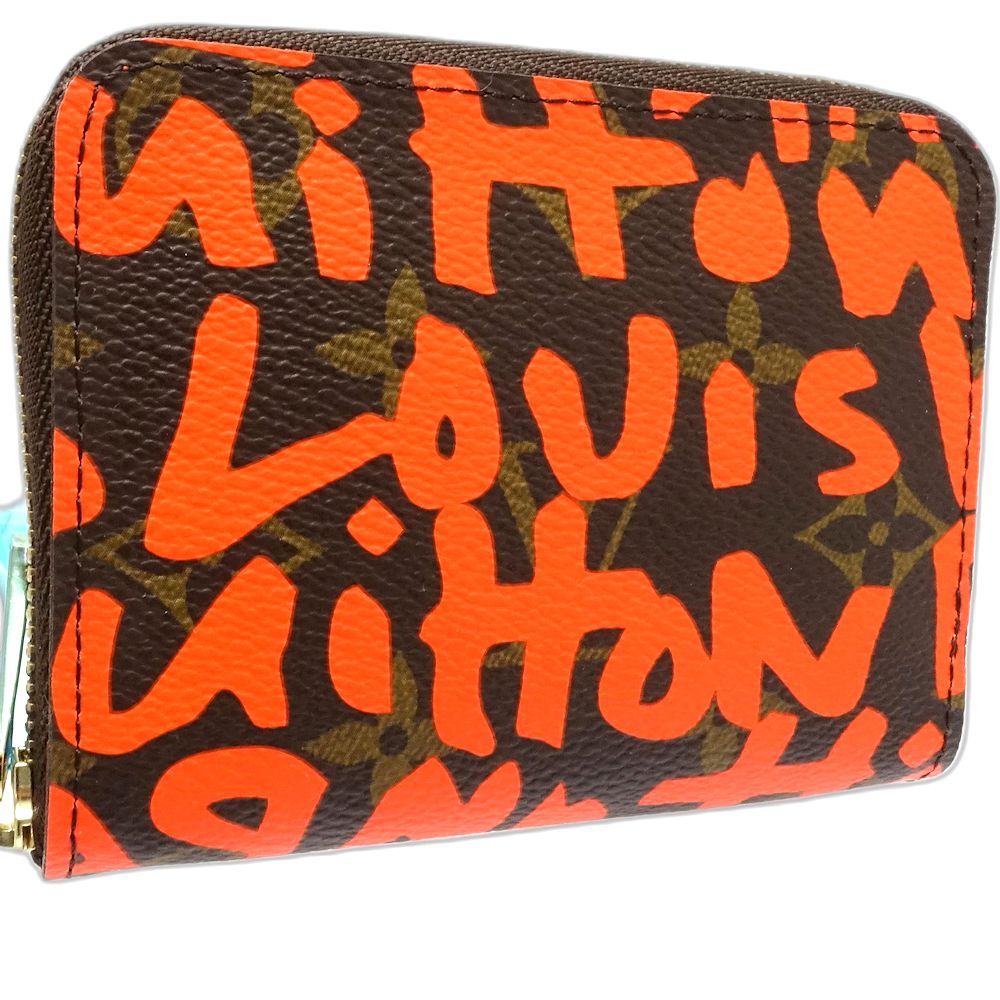 LOUIS VUITTON ルイヴィトン コインケース M 93708 ジッピーコインパース モノグラム グラフィティ ブラウン オランジュ レディース 181780