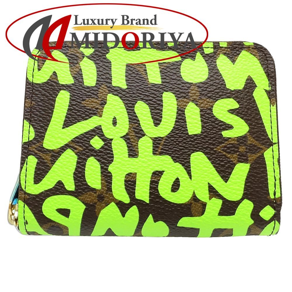 LOUIS VUITTON ルイヴィトン コインケース M 93709 ジッピーコインパース モノグラム グラフィティ ブラウン ヴェール レディース 181781