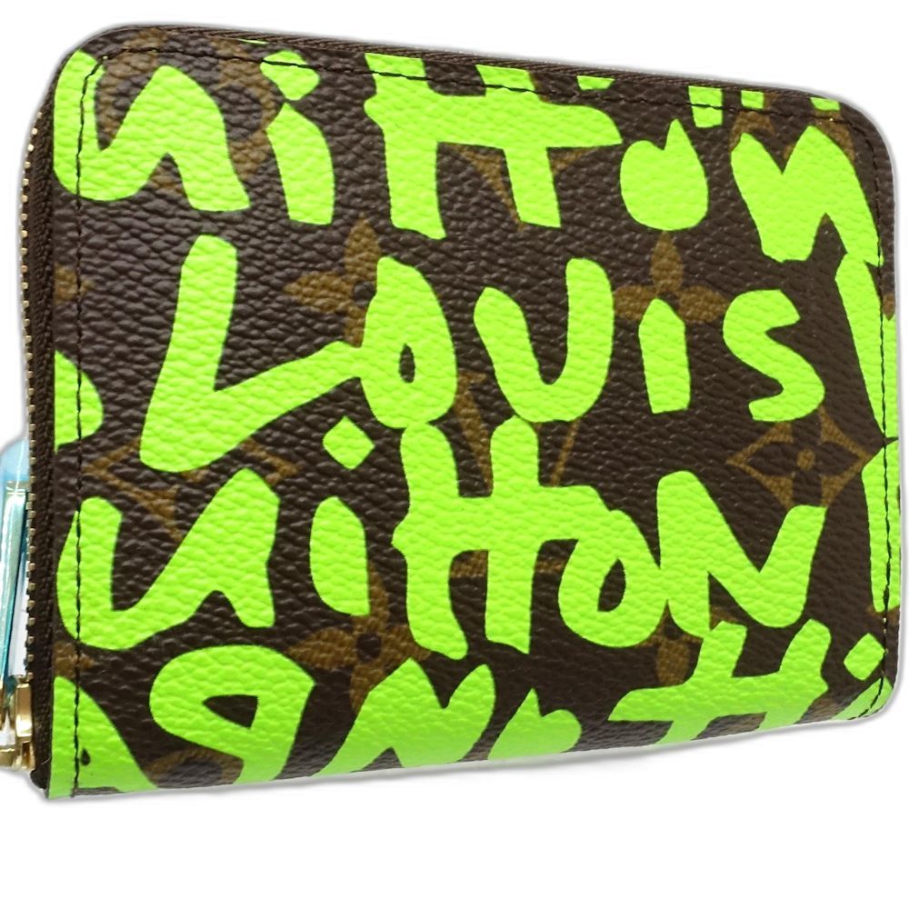 LOUIS VUITTON ルイヴィトン コインケース M 93709 ジッピーコインパース モノグラム グラフィティ ブラウン ヴェール レディース 181781