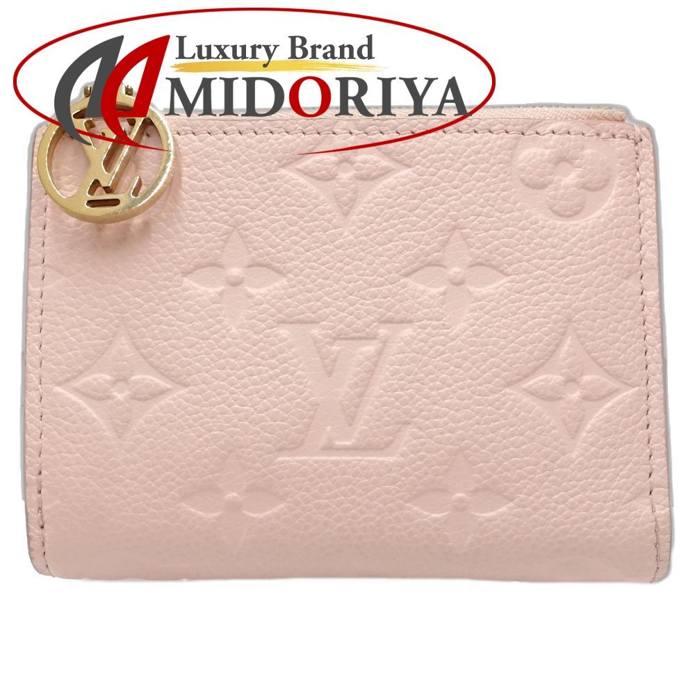 LOUIS VUITTON ルイヴィトン 二つ折り財布 M 83569 ポルトフォイユ リサ モノグラム アンプラント ピンクオパール レディース 181783