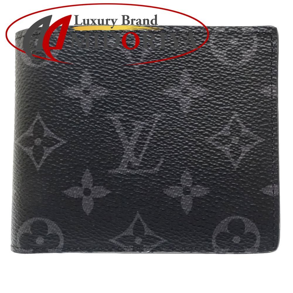 LOUIS VUITTON ルイヴィトン 二つ折り財布 M 62545 マルコNM モノグラム エクリプス ノワール メンズ 181786