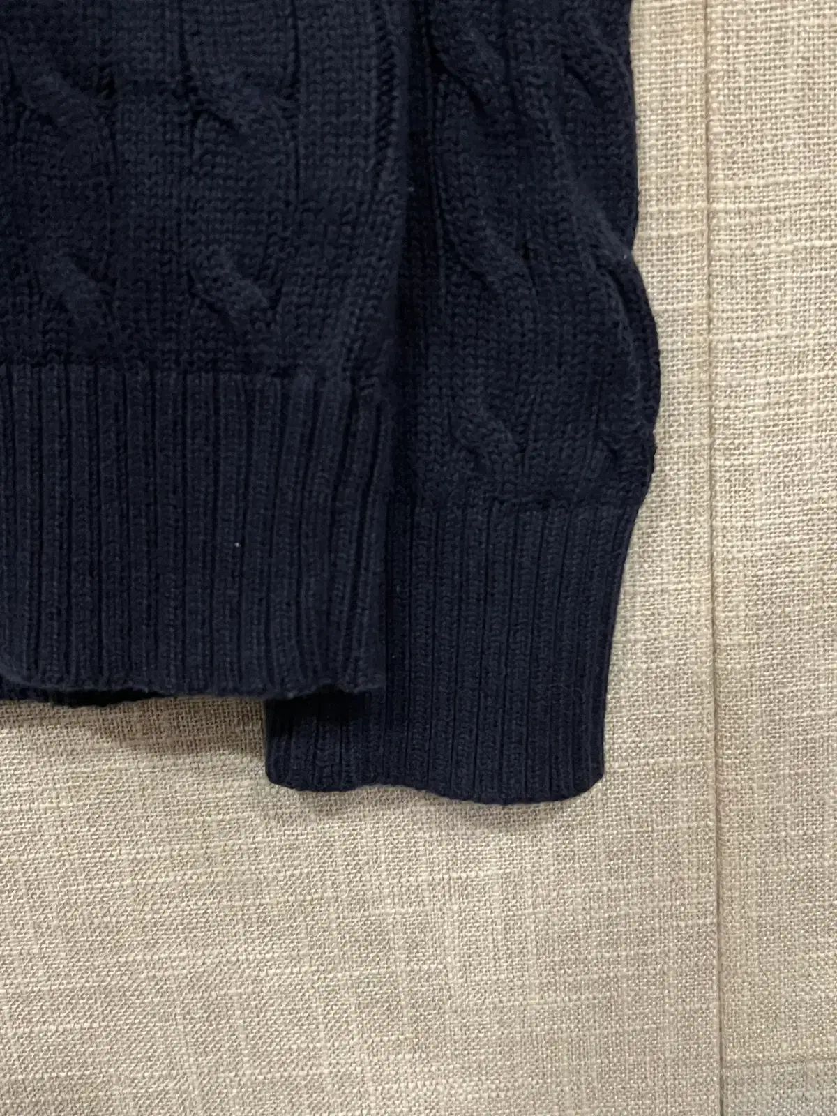 3点セット✨ ポロラルフローレン ケーブル編みニット ネイビー ロゴ XL POLO RALPH LAUREN（ポロ・ラルフローレン） ポロ ラルフローレン
