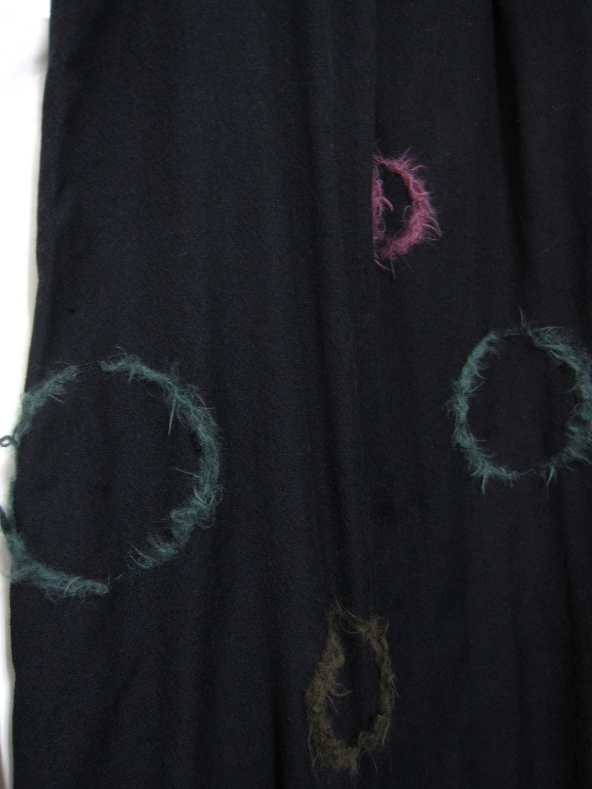  センソユニコ io comme イオコムイオ ノースリーブ マキシ丈ワンピース 和柄風水玉 ドットデザイン 黒 Mサイズ38 裏地あり 秋冬春用 管理番号 -251215-503 990 ノースリーブ カットソーワンピース