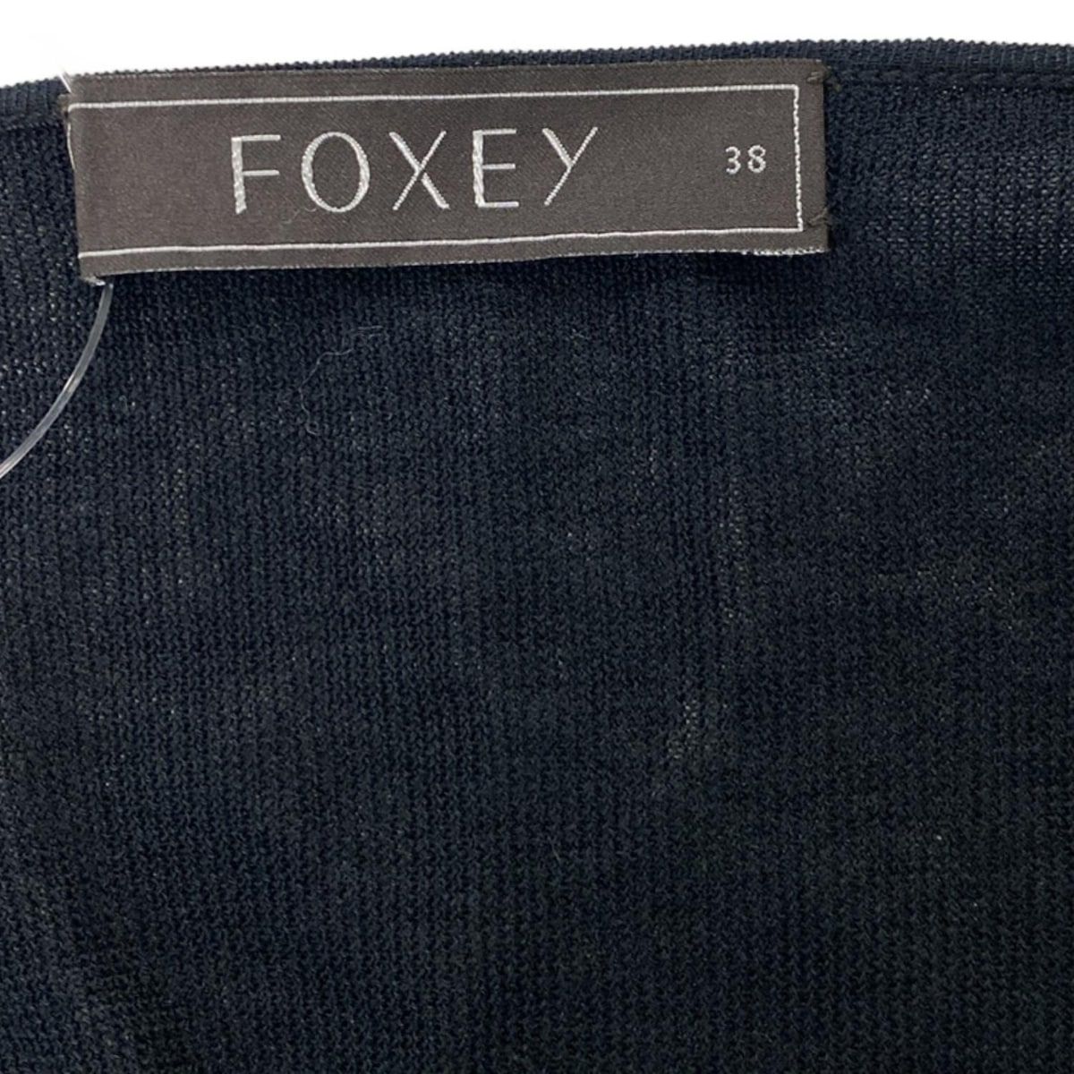 新品タグ付き✨Foxey フォクシー ボレロ ブラック 現行 38 FOXEY(フォクシー) ボレロ サイズ38 M レディース美品 - 28575 黒 長袖