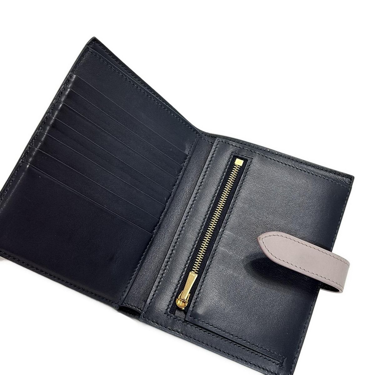 ウォレット ブルーグリーン×ライトグレー