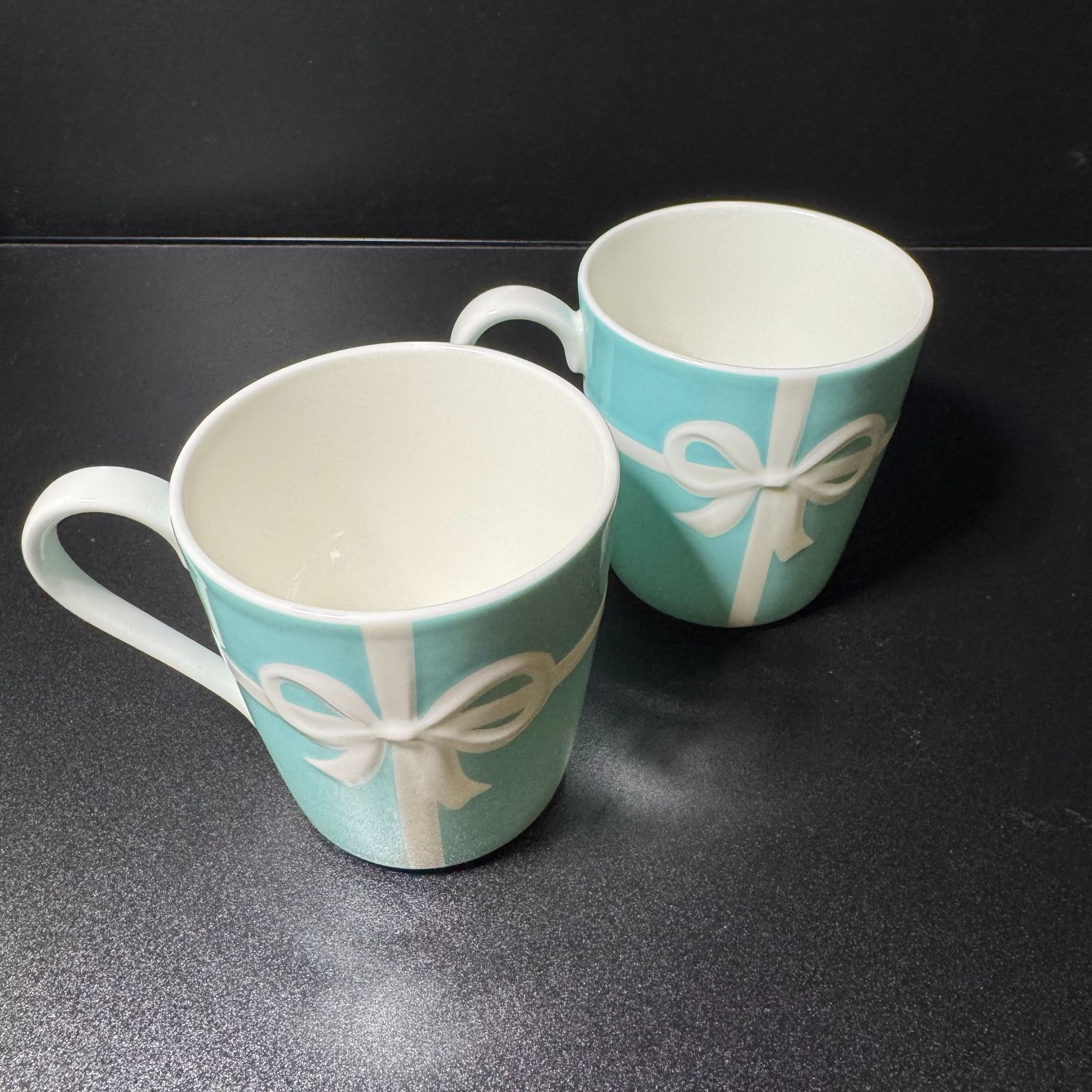  ティファニー ブルーリボンボックスペアマグカップ 食器 キッチン 食器