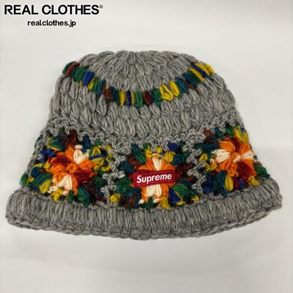 Supreme シュプリーム 25 SS Crochet Beanie クロシェ ビーニー ニット帽 グレー