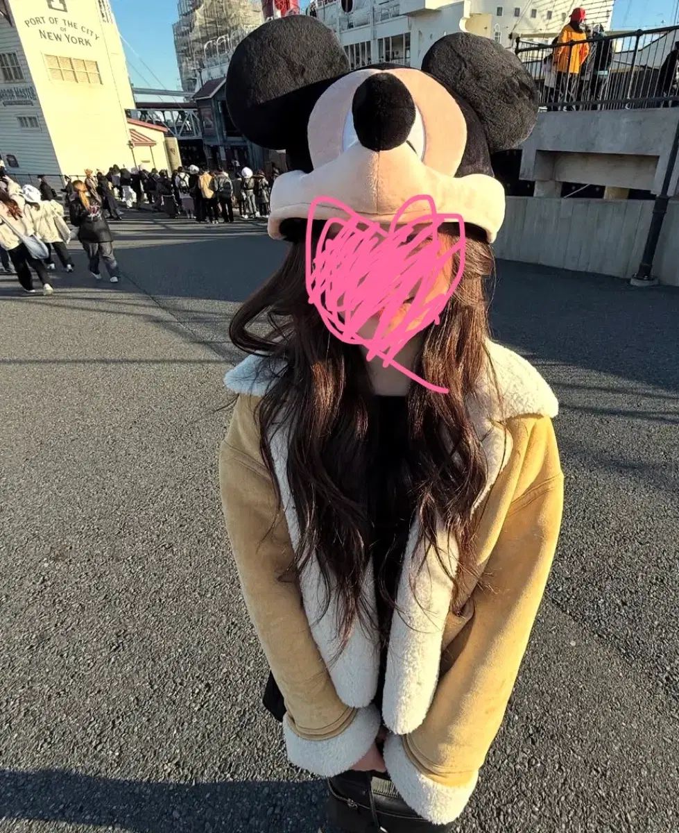 ムートン ジャケット YouTuber ハジンHAJEAN 着用